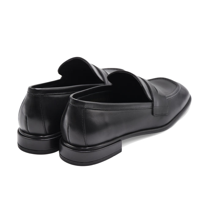 Mocassini Donna Pons Quintana Nero Con Lavorazione Artigianale