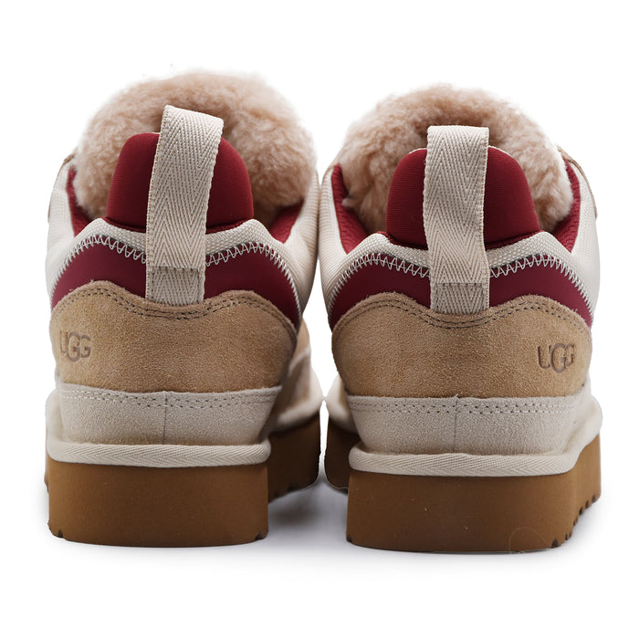Sneakers UGG Lowmel Uomo Driftwood Beige Biking Red Versatile