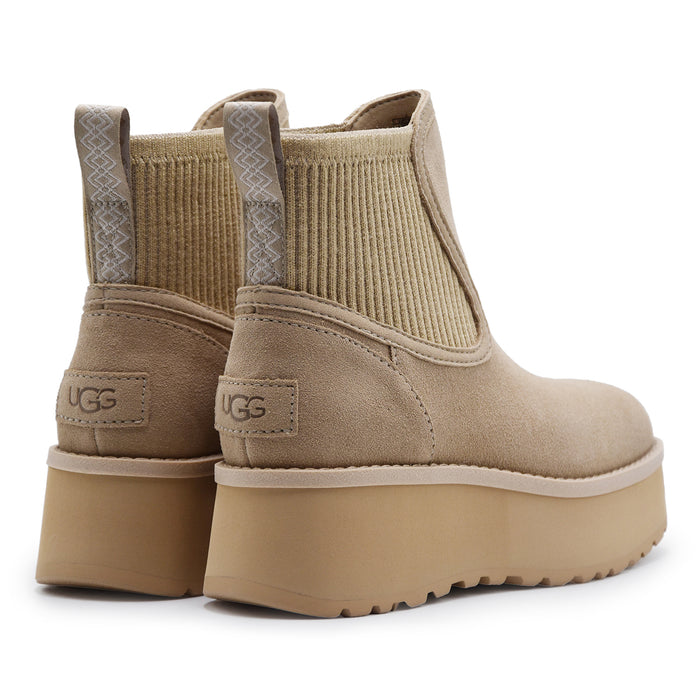 Stivaletti UGG Donna Chelsea Mod Cityfunc Suede Mustard Seed