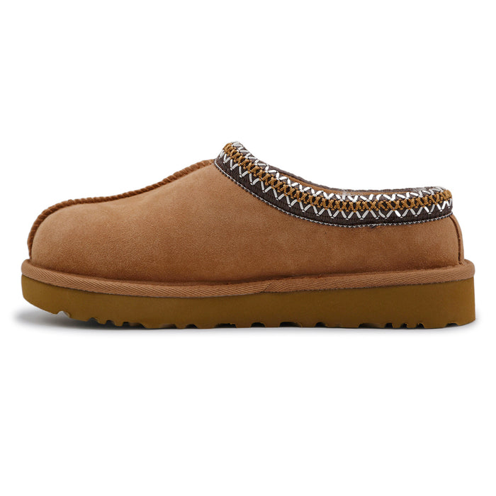 Sabot Donna UGG Tasman II Suede Chestnut Con UGGbraid Ricamato