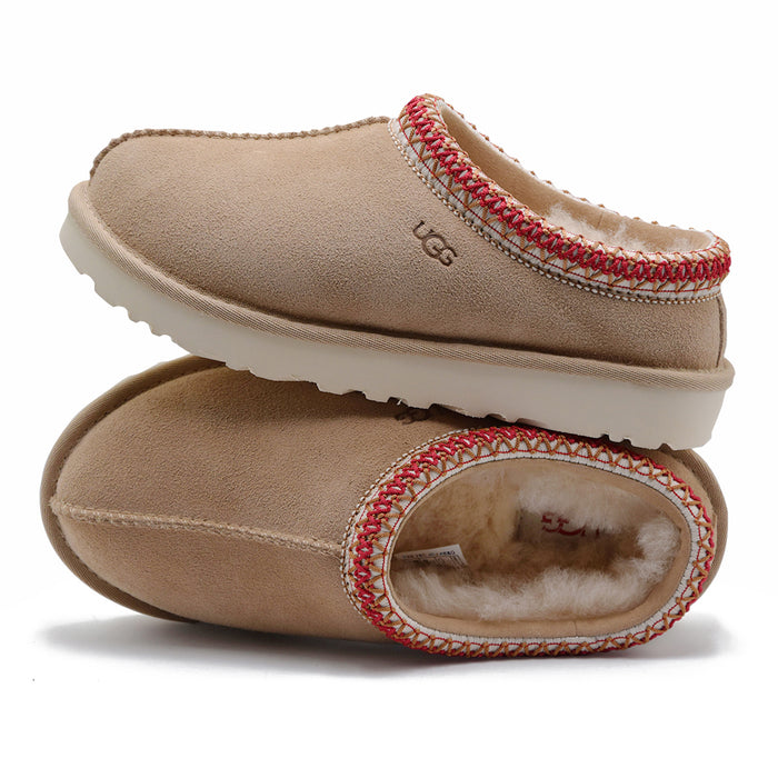 Sabot Donna UGG Tasman II Sand Dark Cherry Slip-On Design Iconico