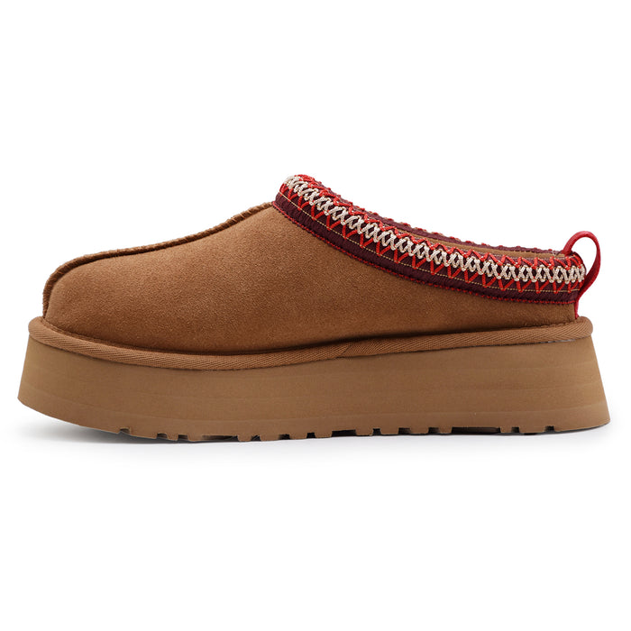 Sabot UGG Tazz II Donna Chestnut Bordo Con Intreccio UGGbraid