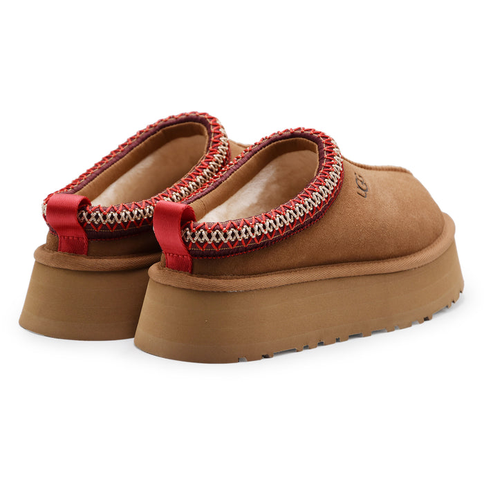 Sabot UGG Tazz II Donna Chestnut Bordo Con Intreccio UGGbraid