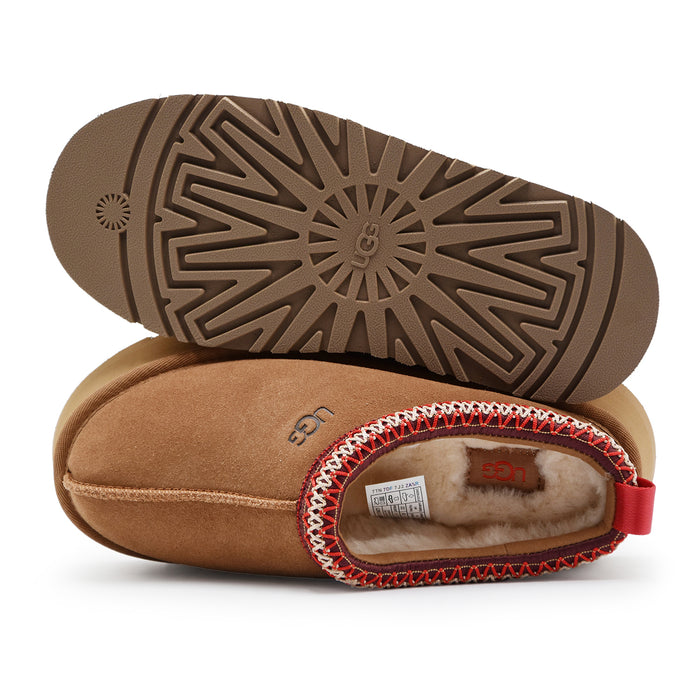 Sabot UGG Tazz II Donna Chestnut Bordo Con Intreccio UGGbraid