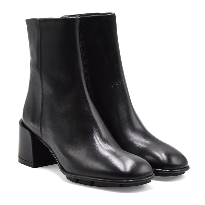 Stivaletti Donna Pons Quintana Vichyb Nero Con Zip Laterale