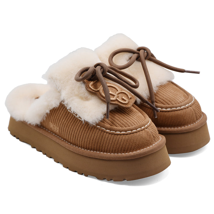 Sabot Ugg Disquette Heritage Donna Chestnut Dal Look Originale