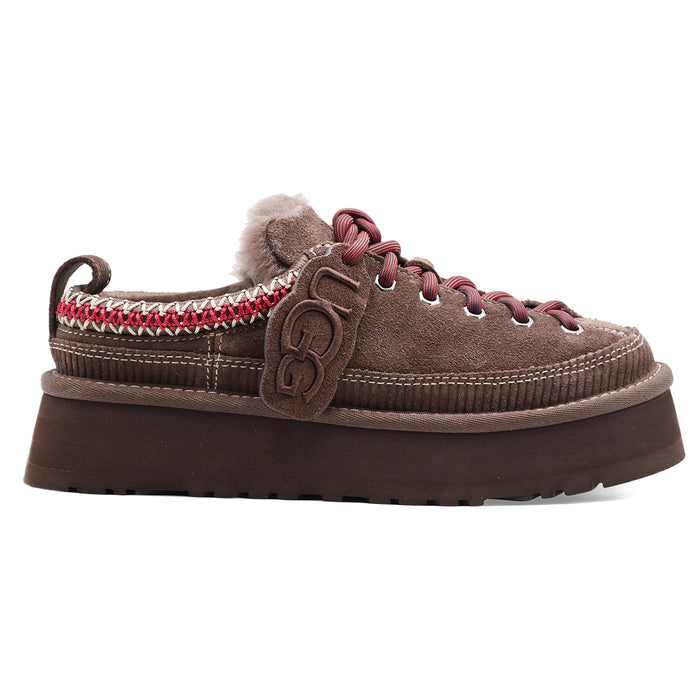 Allacciata Ugg Heritage Platform Donna Burnt Cedar Testa Moro