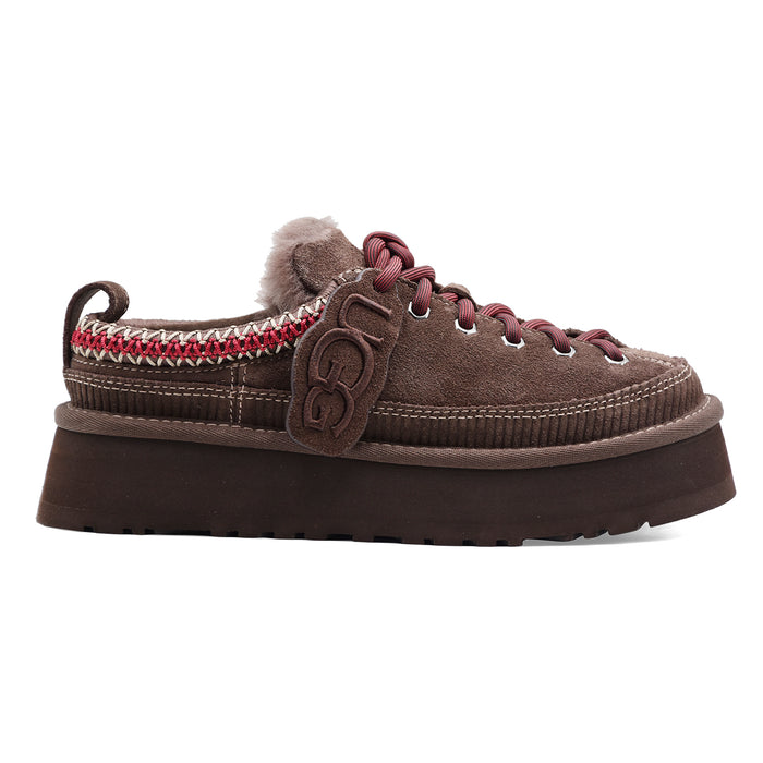 Allacciata Ugg Heritage Platform Donna Burnt Cedar Testa Moro