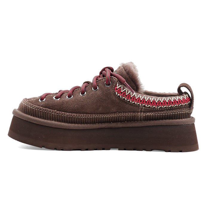 Allacciata Ugg Heritage Platform Donna Burnt Cedar Testa Moro