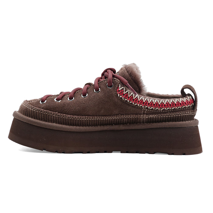 Allacciata Ugg Heritage Platform Donna Burnt Cedar Testa Moro