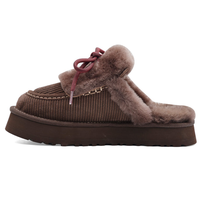 Sabot Ugg Disquette Heritage Donna Camoscio Marrone Burnt Cedar