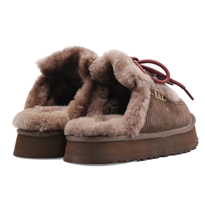 Sabot Ugg Disquette Heritage Donna Camoscio Marrone Burnt Cedar