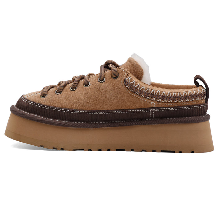 Allacciata Ugg Heritage Donna Suede Platform Charm Removibile