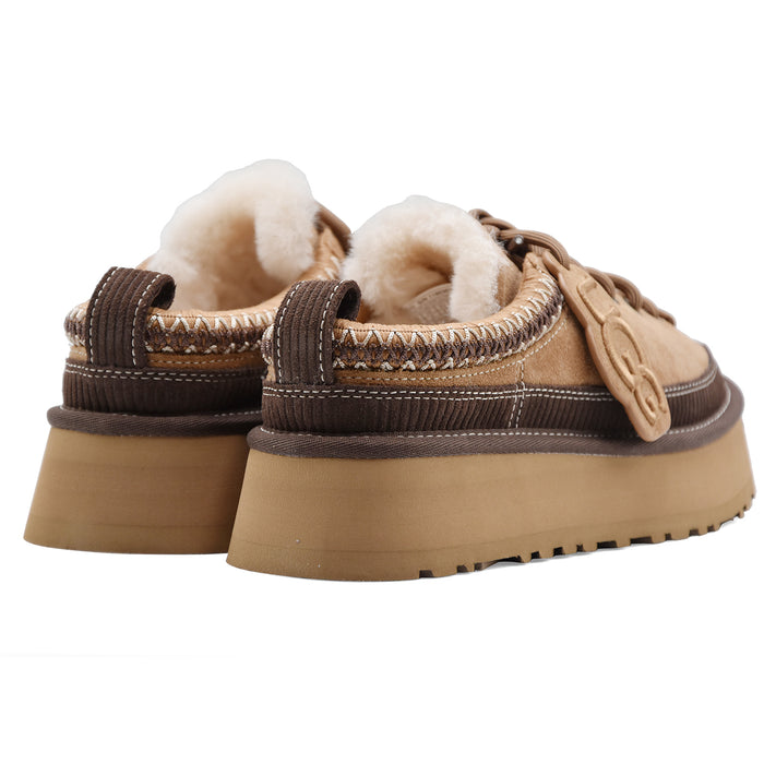 Allacciata Ugg Heritage Donna Suede Platform Charm Removibile