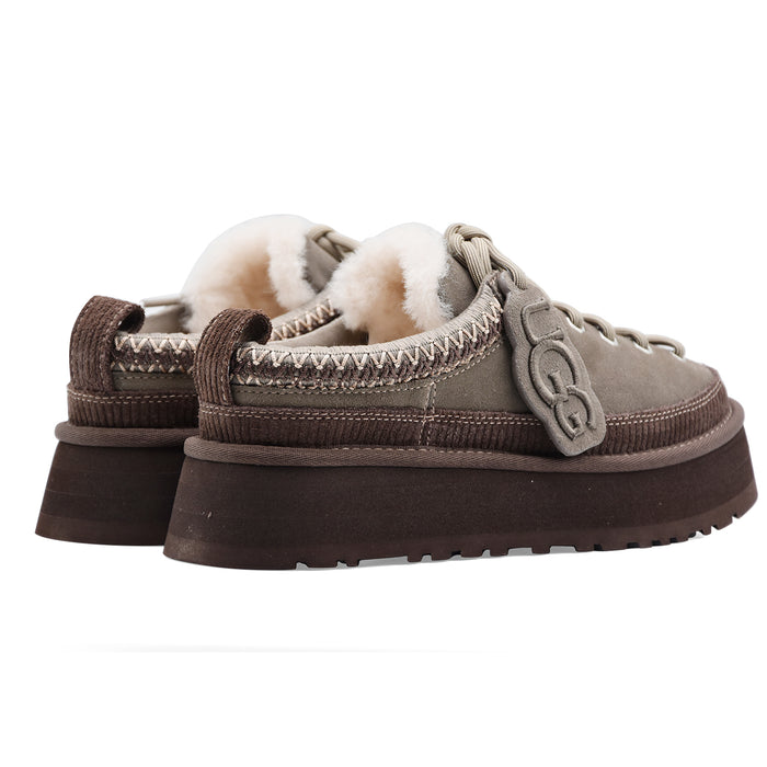 Allacciata Ugg Heritage Lace Up Donna Pelle Scamosciata Taupe