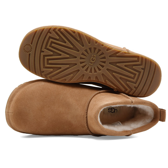 Stivaletti Ugg Classic Mini Enwrap Minimal Donna Suede Chestnut