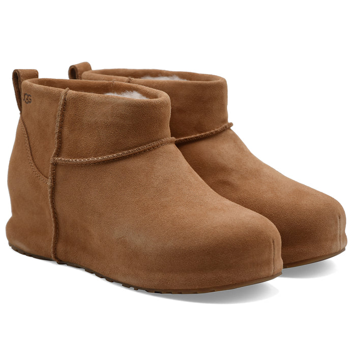 Stivaletti Ugg Classic Mini Enwrap Minimal Donna Suede Chestnut