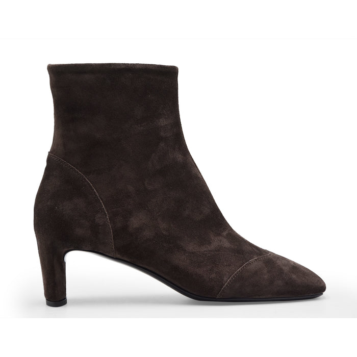 Del Carlo Stivaletti Donna Camoscio Marrone 11819 Made In Italy