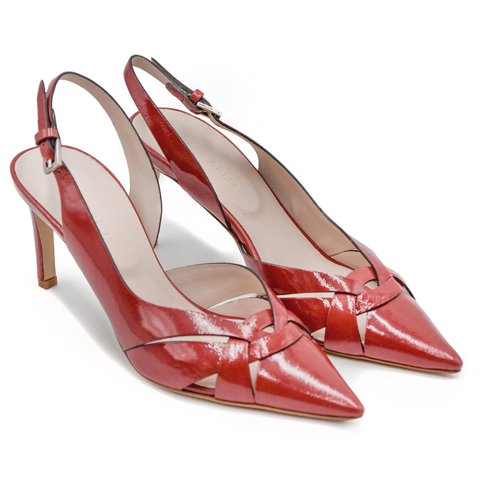 Chanel Del Carlo Vernice Rosso Confortevole E Femminile Donna