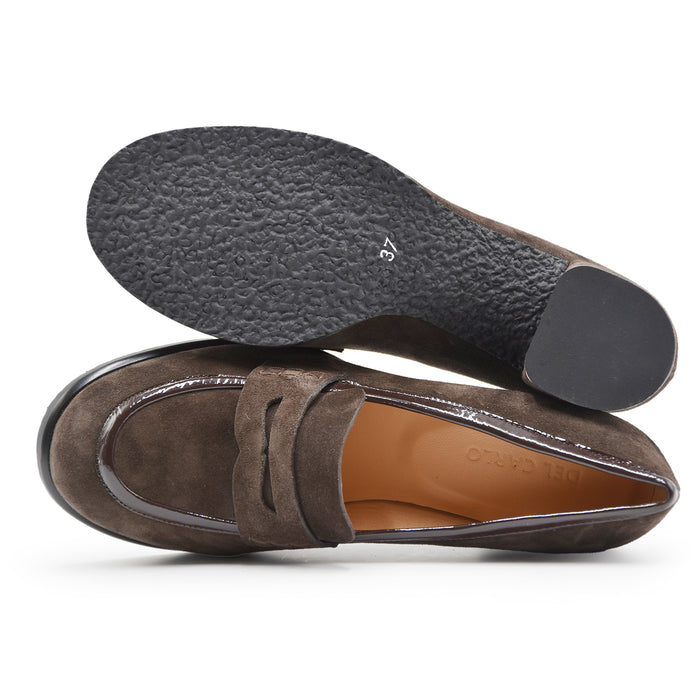 Mocassini Del Carlo Cher Sonia Donna Camoscio Pepe Essenziale