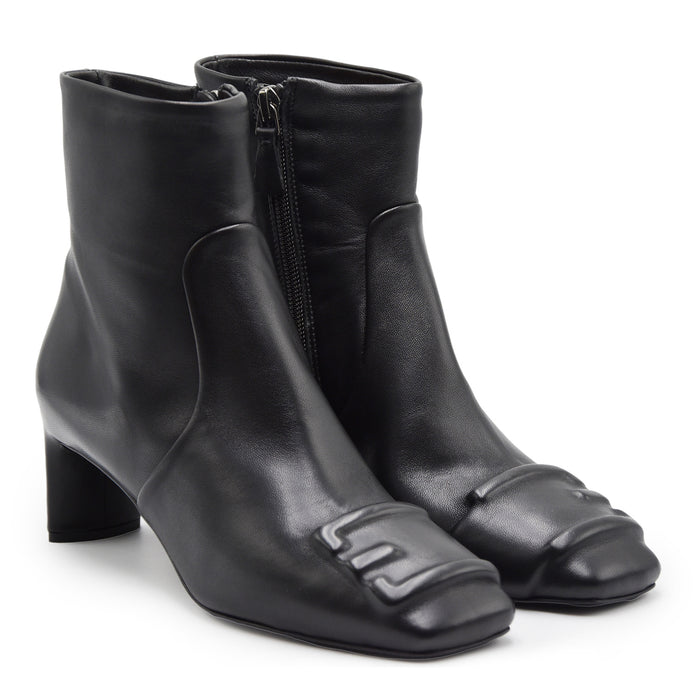 Stivaletti Del Carlo Donna Nero In Pelle Dallo Stile Raffinato