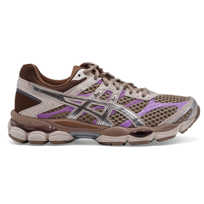 Asics Women's GEL-CUMULUS 16 Fabric Sneakers in Brown and Purple