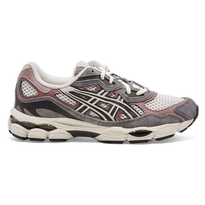 Sneakers Asics Uomo GEL-NYC In Camoscio Grigio E Tessuto Bianco