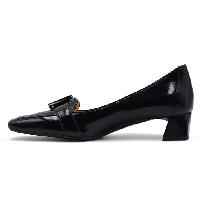 Décolleté Matteo Pitti Donna 1228 Nero In Pelle Spazzolata Chic