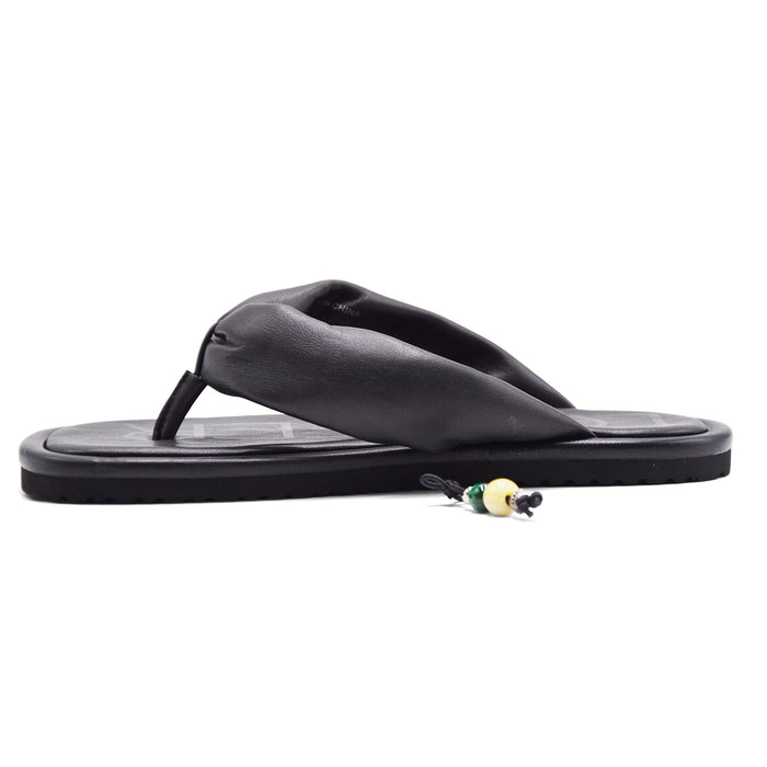 Sandali Infradito Loafer Filipa Donna Imbottita Nero Intenso