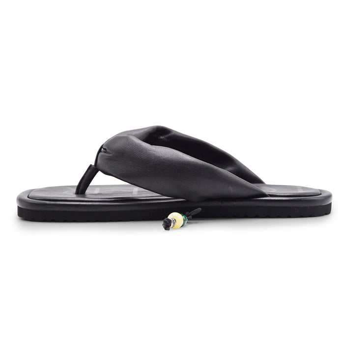 Sandali Infradito Loafer Filipa Donna Imbottita Nero Intenso