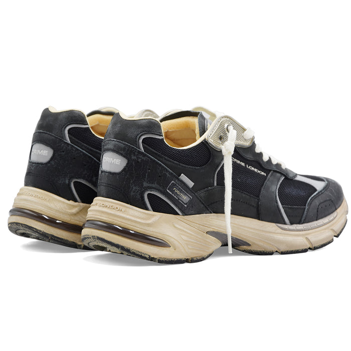 Sneakers Crime London Fugitive 9094 Uomo Nero Design Deciso