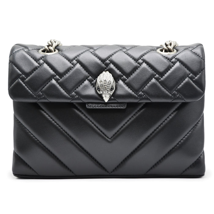 Borsa Donna Kurt Geiger Kensington Nero Iconica Testa D’Aquila