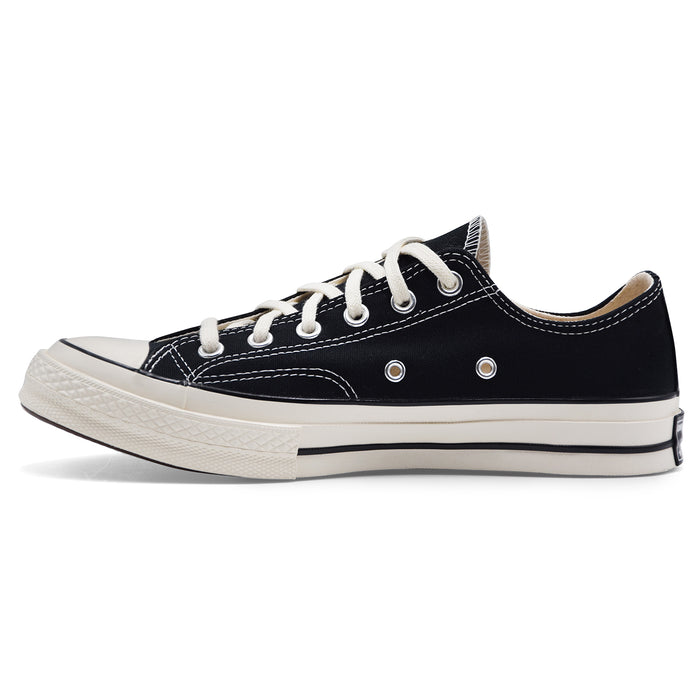 Converse Sneakers Bassa Uomo CHUCK 70 OX Nero Dettagli Bianchi