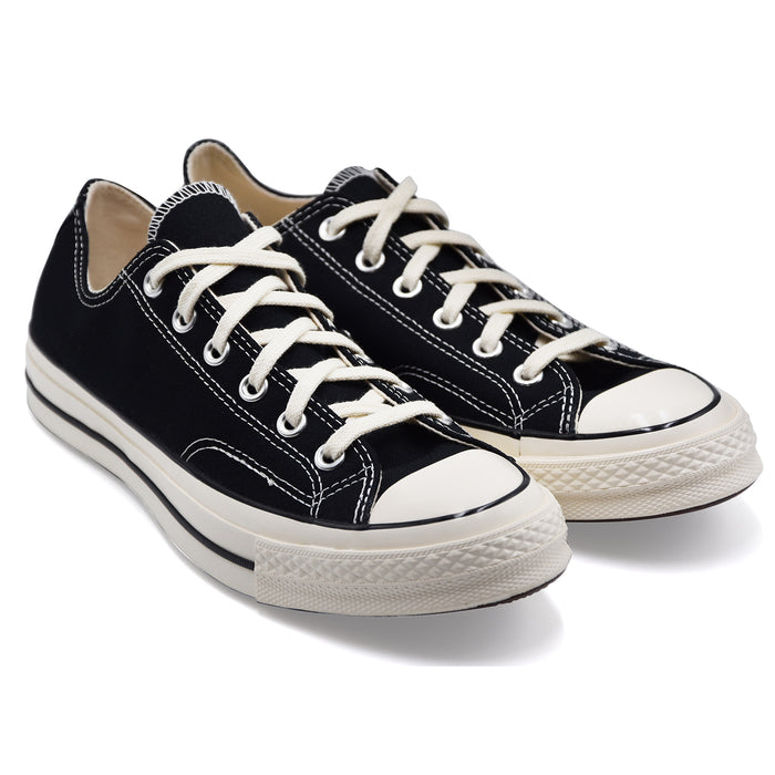 Converse Sneakers Bassa Uomo CHUCK 70 OX Nero Dettagli Bianchi