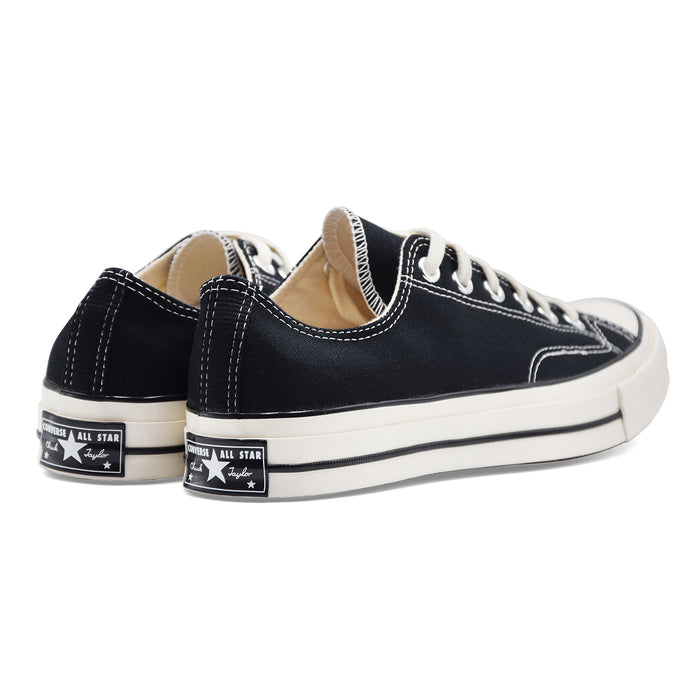 Converse Sneakers Bassa Uomo CHUCK 70 OX Nero Dettagli Bianchi