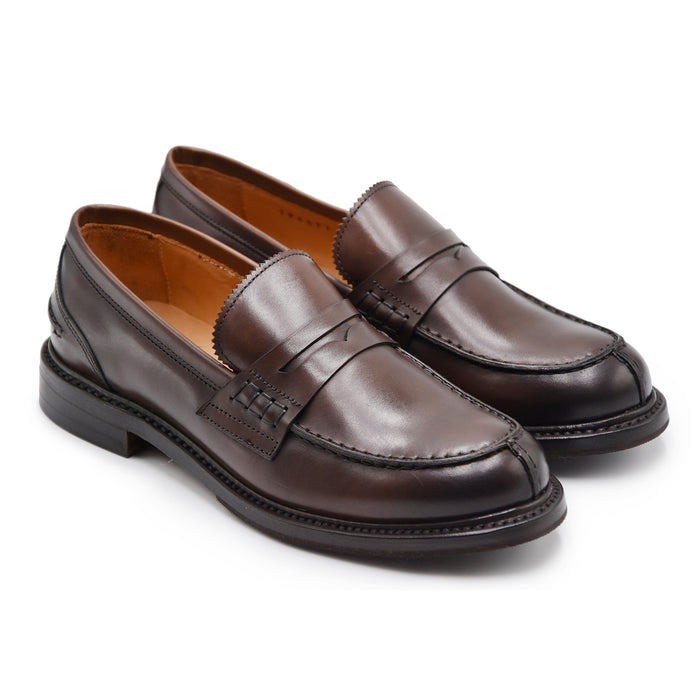 Mocassini Berwick 1707 Donna In Pelle Spazzolata Testa Di Moro