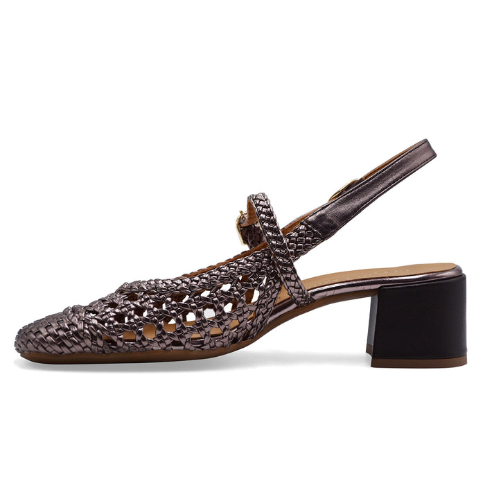 Chanel Pedro Miralles Donna In Pelle Intrecciata Testa Di Moro