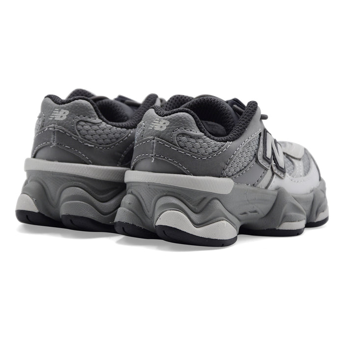 Sneakers Bambino New Balance 9060 Grigio Lacci Elastici Bungee