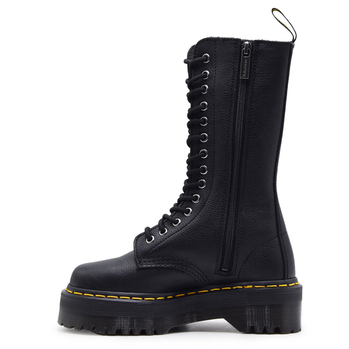 Stivali Dr. Martens Donna Nero 1B99 Quad Platform E Zip Laterale