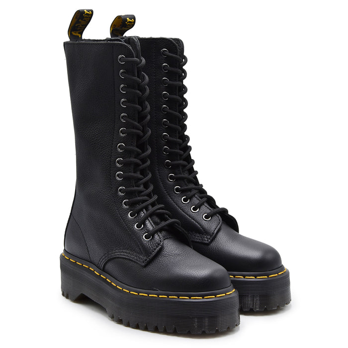 Stivali Dr. Martens Donna Nero 1B99 Quad Platform E Zip Laterale