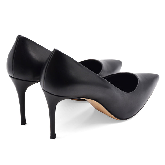 Décolleté Donna Casadei Nero Con Cinturino Gioiello Elegante