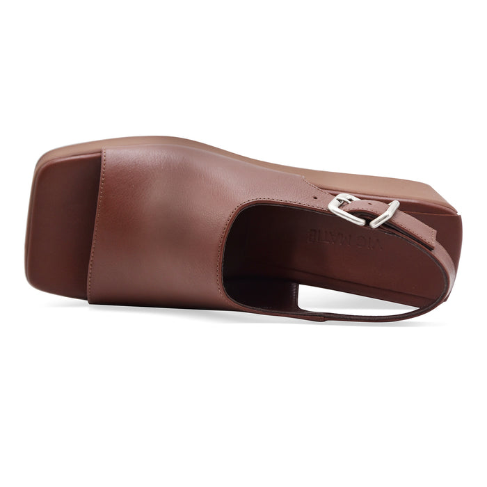 Vic Matié Sandali Donna TRAVEL 338 Pelle Ebano Chic Particolari