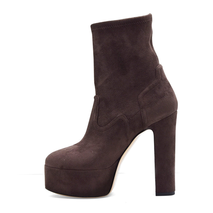 Stivaletto Donna Casadei Patty Arceus Carruba Tessuto Stretch