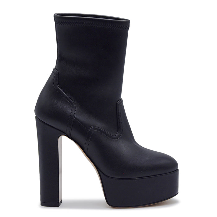 Stivaletti Casadei Patty Donna Nero Con Tacco Alto E Plateau