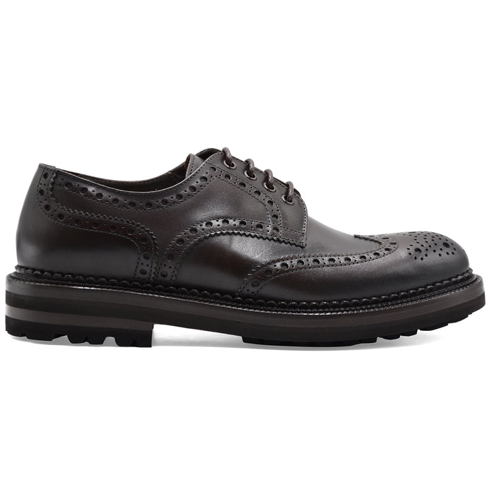 Allacciate Green George Uomo 2011 Pelle Marrone Motivo Brogue