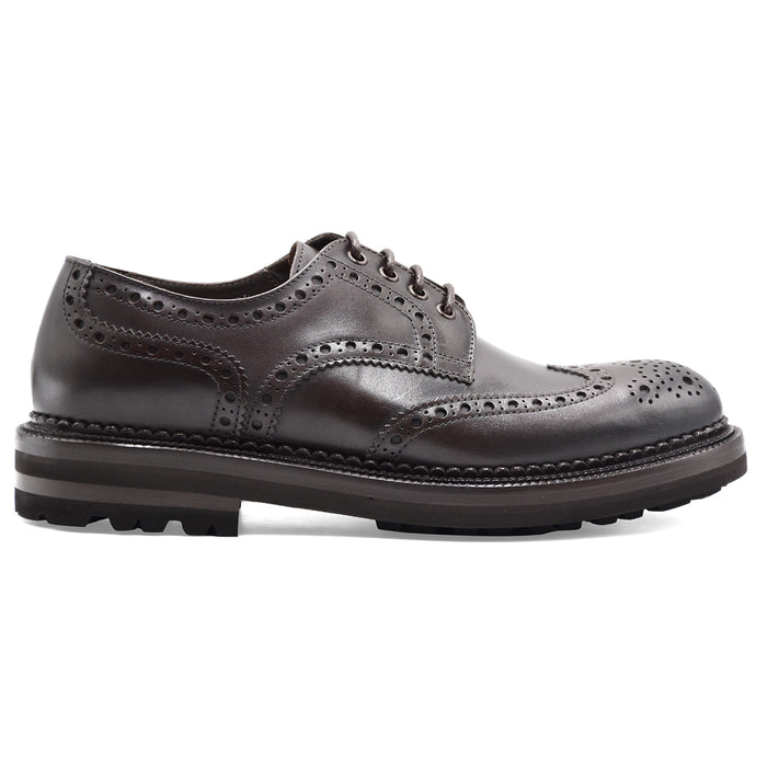 Allacciate Green George Uomo 2011 Pelle Marrone Motivo Brogue