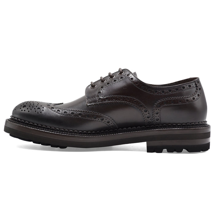 Allacciate Green George Uomo 2011 Pelle Marrone Motivo Brogue