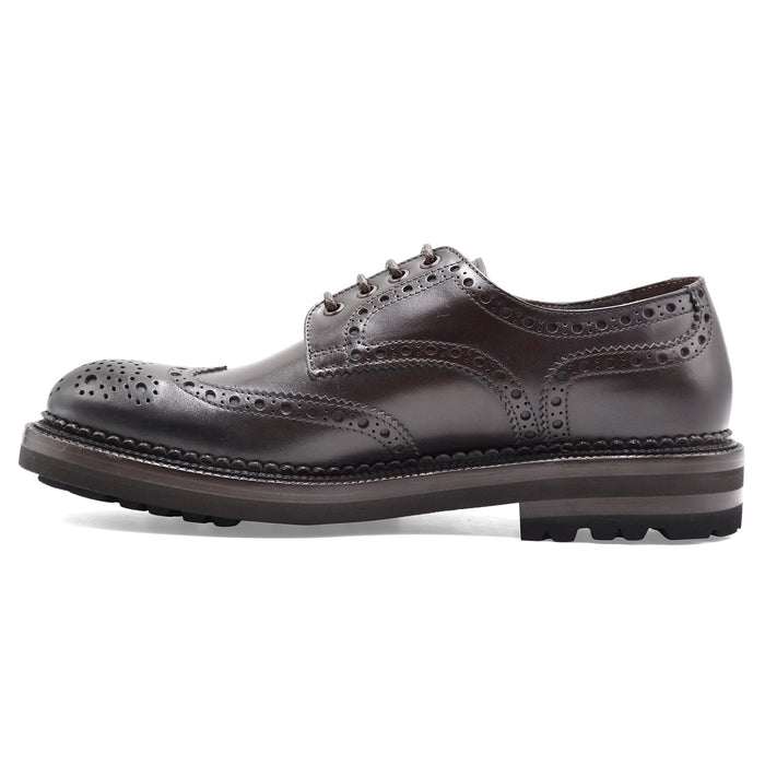 Allacciate Green George Uomo 2011 Pelle Marrone Motivo Brogue