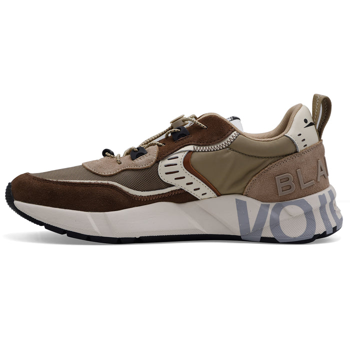 Sneakers Voile Blanche North Sails Uomo CLUB01 Camoscio Marrone