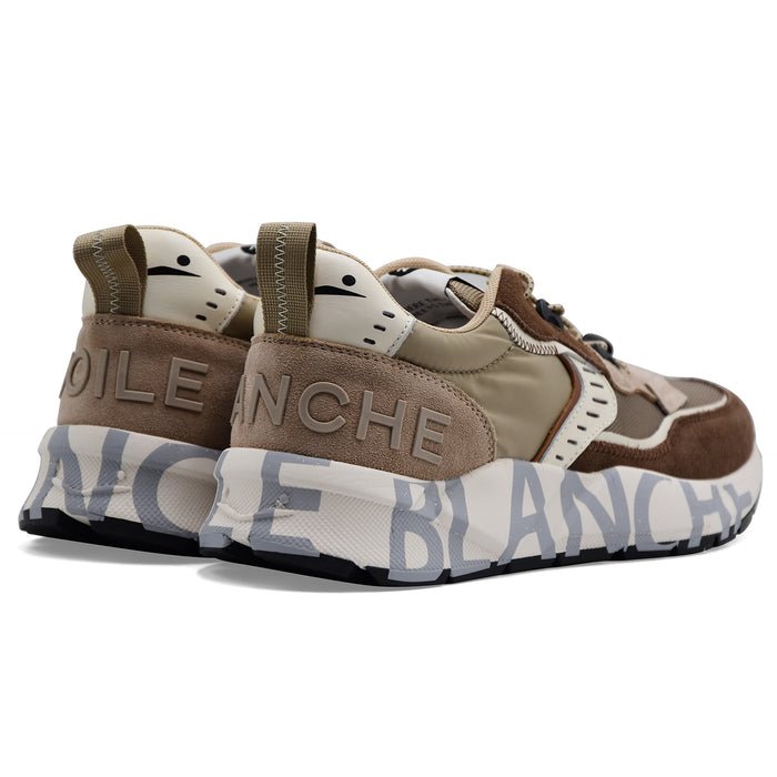 Sneakers Voile Blanche North Sails Uomo CLUB01 Camoscio Marrone